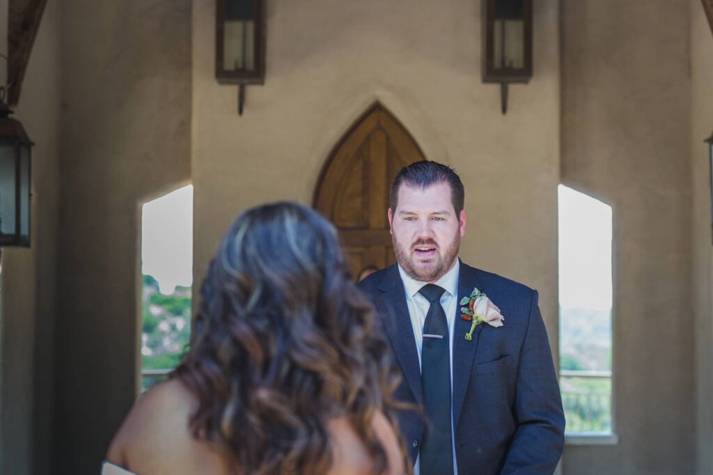 Colby walked Sammantha down the aisle at this Chapel Dulcinea Elopement in Austin