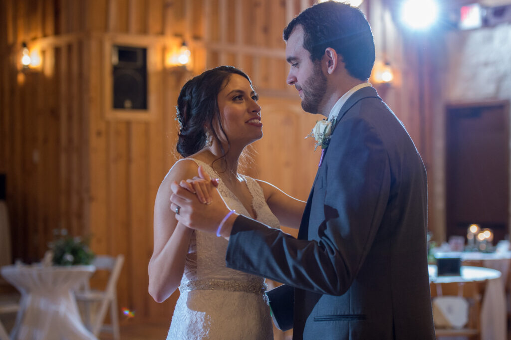 bride and groom last dance at The Milestone New Braunfels