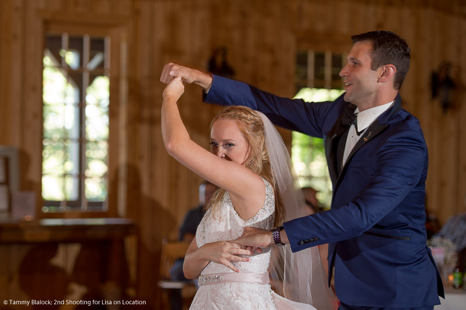 bride and groom first dance at the milestone new braunfels