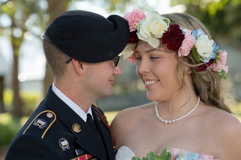 bride and military groom first look by San Antonio TX Wedding Photographer Tammy Blalock, Ata-Girl Photography Co.